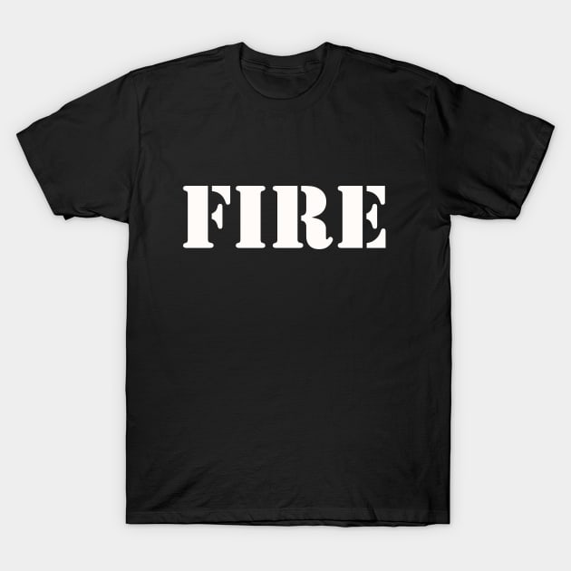 fire T-Shirt by VanBur